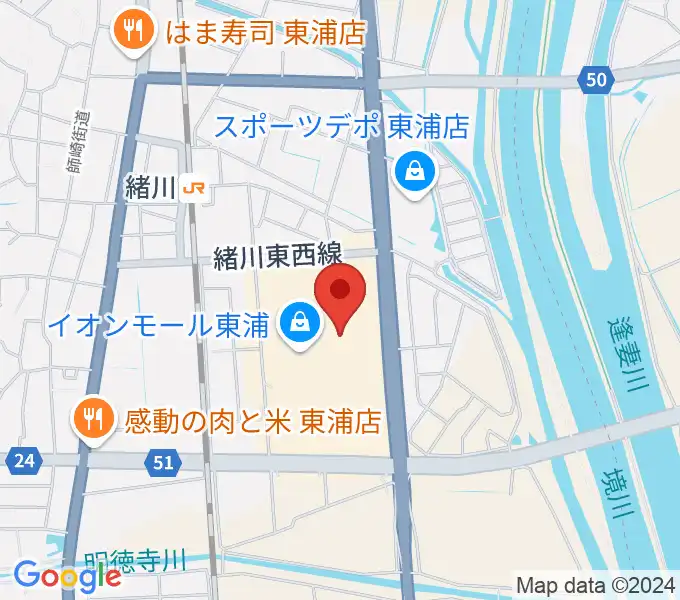 タワーレコード東浦店の地図