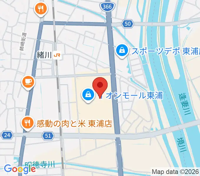 タワーレコード東浦店の地図