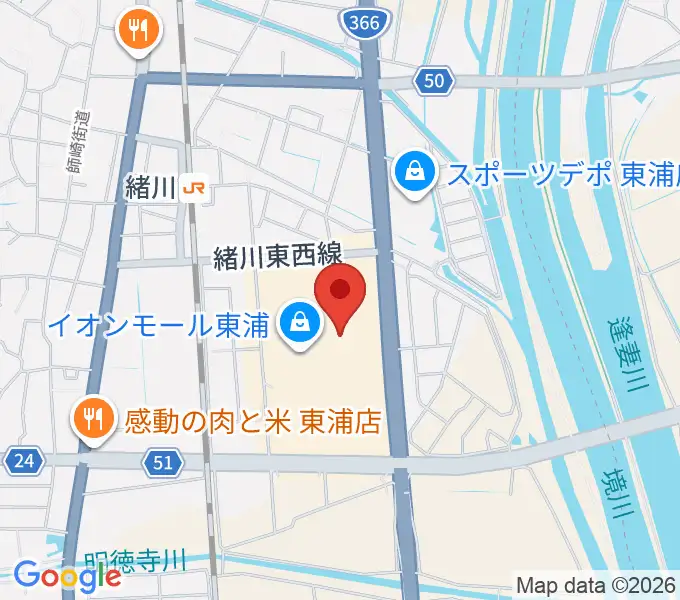 タワーレコード東浦店の地図