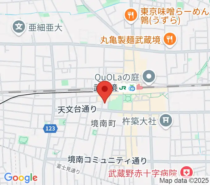 武蔵境レタスの地図