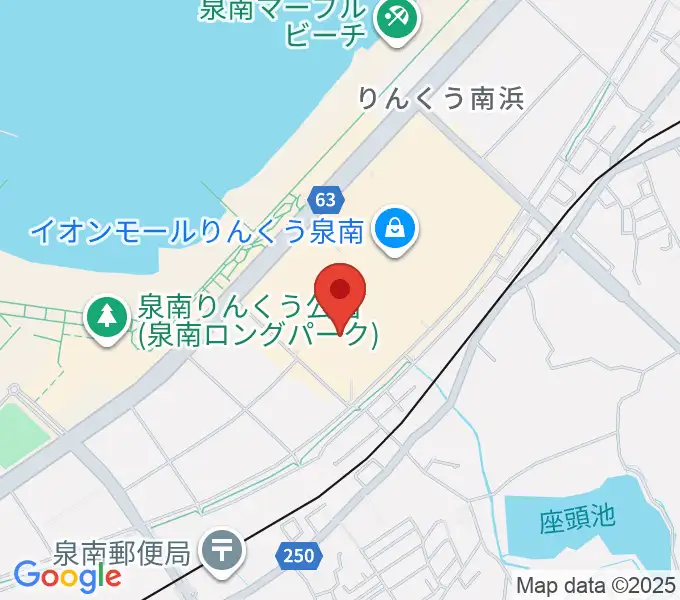 JEUGIAカルチャーセンター イオンモールりんくう泉南の地図