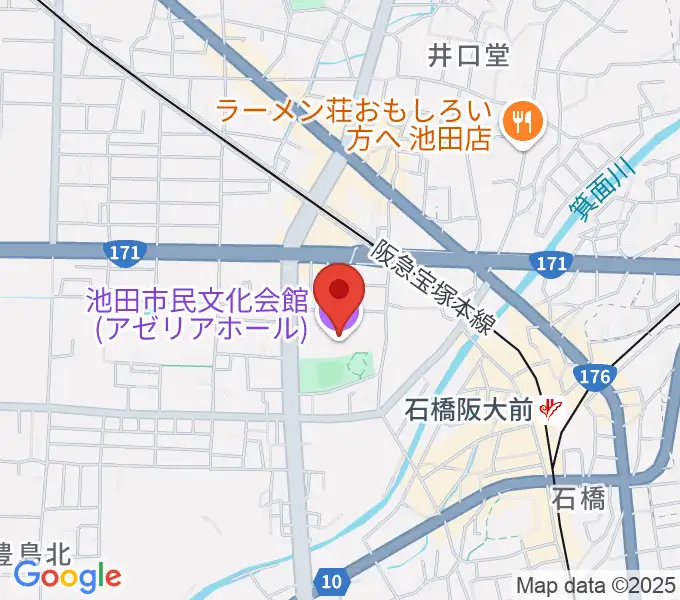 スタジオアゼリアの地図