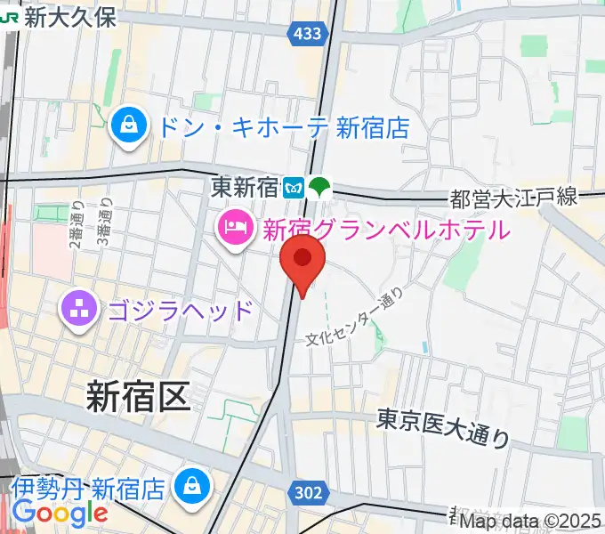 新宿SACT!の地図