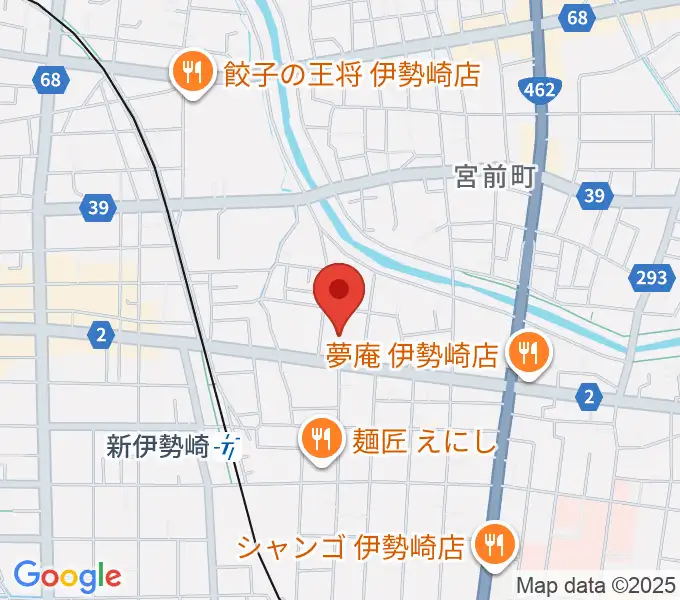 ダストボウル伊勢崎店の地図