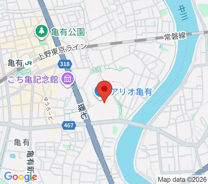 メゾンカルチャークラブ亀有の地図