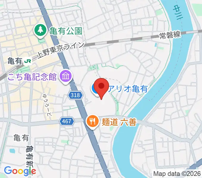 メゾンカルチャークラブ亀有の地図