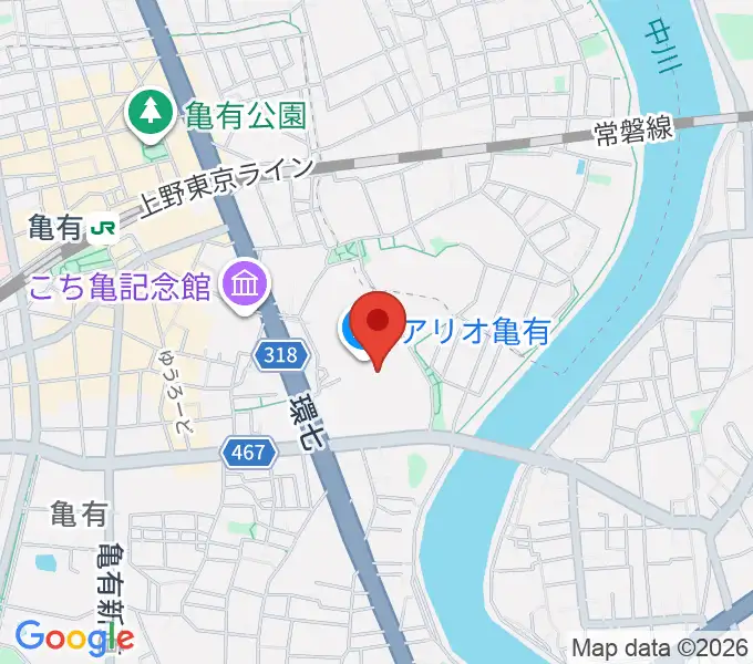 メゾンカルチャークラブ亀有の地図