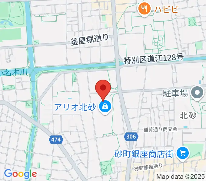 セブンカルチャークラブ北砂の地図