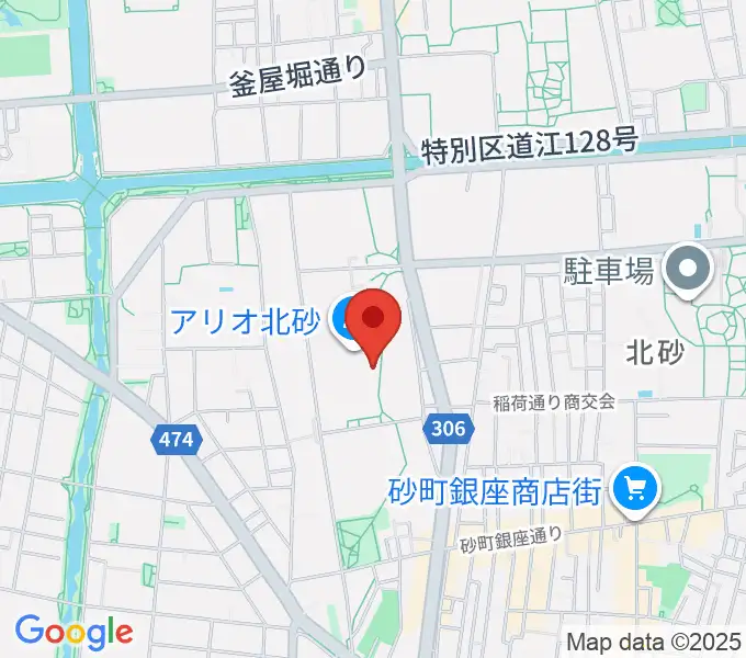 セブンカルチャークラブ北砂の地図