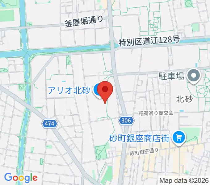 セブンカルチャークラブ北砂の地図