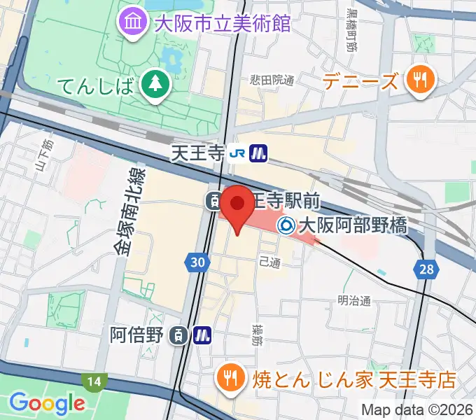 タワーレコード あべのHoop店の地図