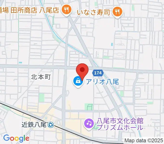 タワーレコード アリオ八尾店の地図