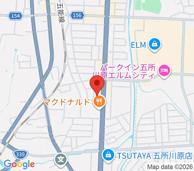 ゲオ五所川原店の地図