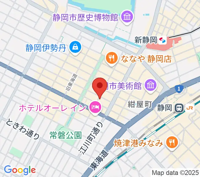 BLUE NOTE1988の地図
