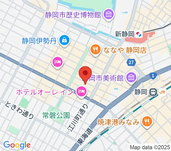 BLUE NOTE1988の地図