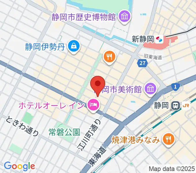 BLUE NOTE1988の地図