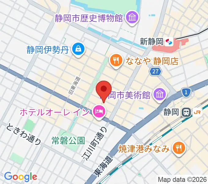 BLUE NOTE1988の地図