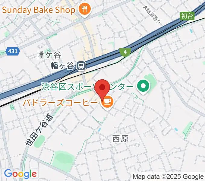 幡ヶ谷CLUB HEAVY SICKの地図