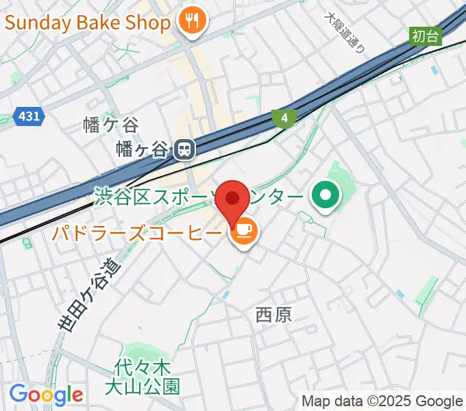 幡ヶ谷CLUB HEAVY SICKの地図