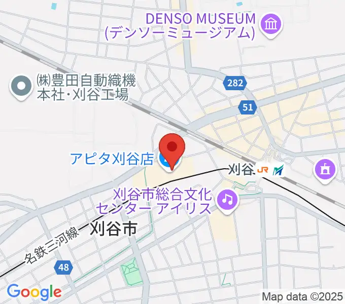 パピーミュージックスクール刈谷アピタ教室の地図