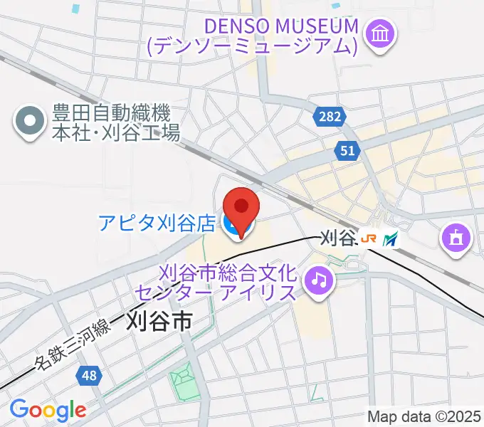 パピーミュージックスクール刈谷アピタ教室の地図