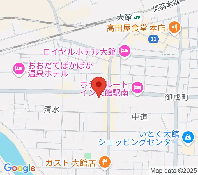 TSUTAYA 大館店の地図