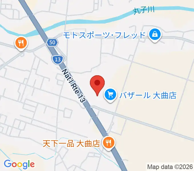 TSUTAYA 大仙店の地図