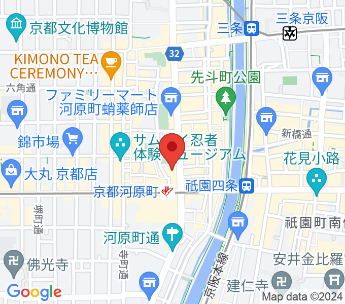 タワーレコード京都店の場所