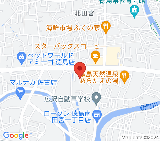 TSUTAYA 田宮店の場所