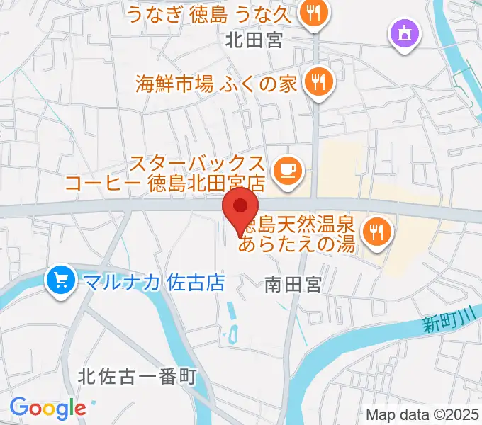 TSUTAYA 田宮店の地図