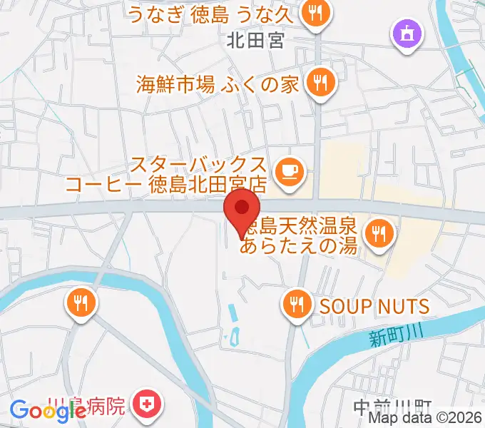 TSUTAYA 田宮店の地図
