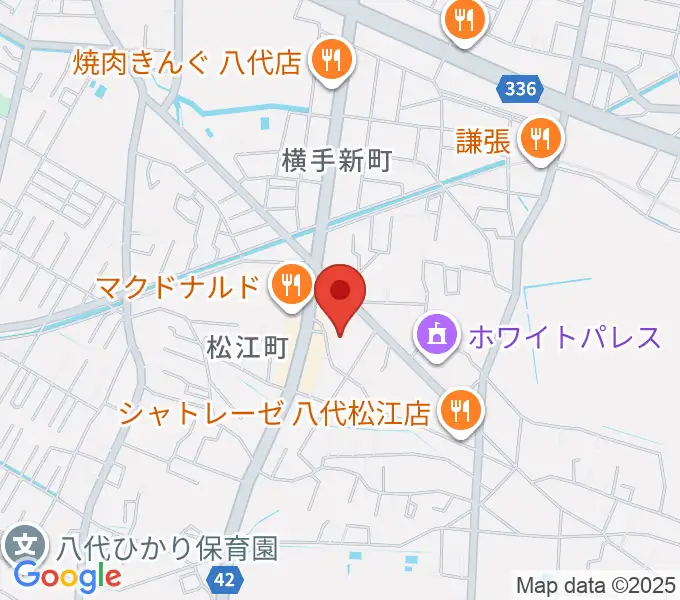TSUTAYA 八代松江店の地図