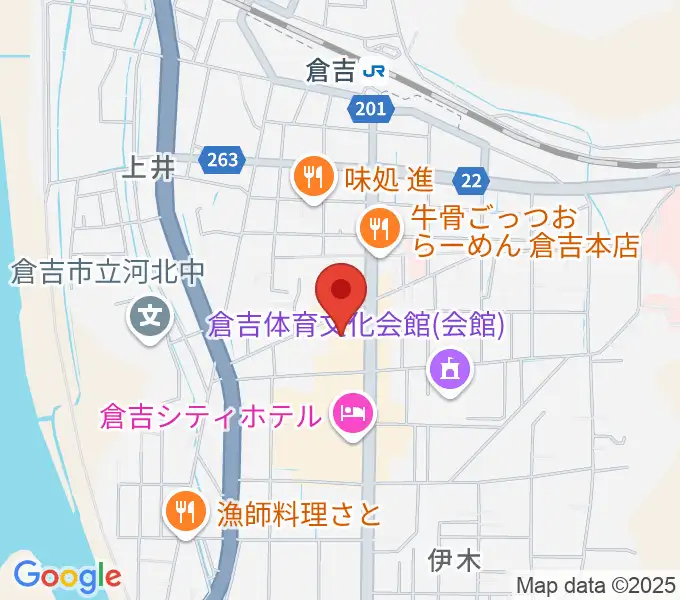ゲオ倉吉店の地図