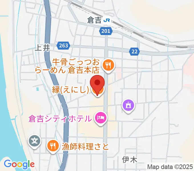 ゲオ倉吉店の地図