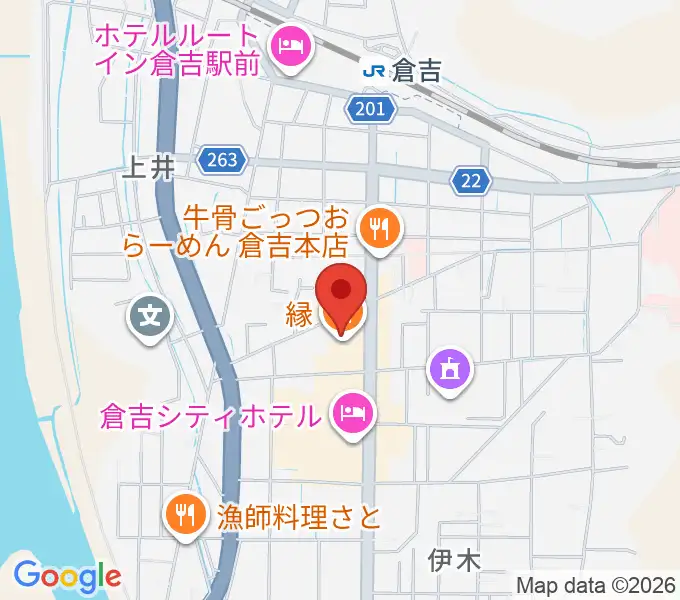 ゲオ倉吉店の地図
