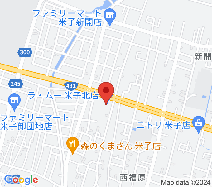 ゲオ米子西福原店の場所