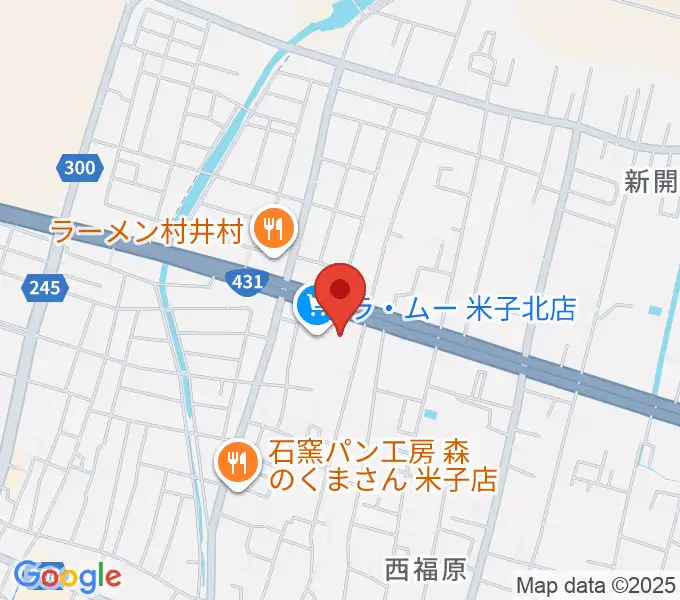 ゲオ米子西福原店の地図