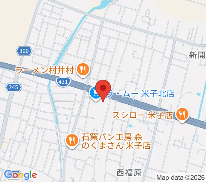 ゲオ米子西福原店の地図