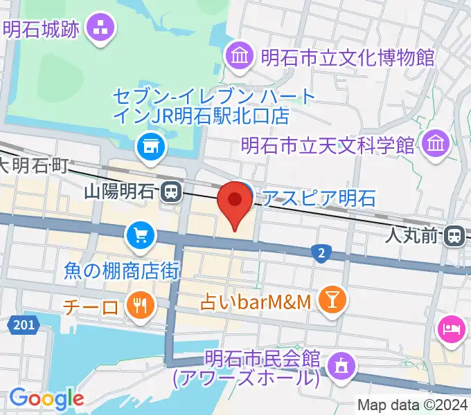 タワーレコード 明石店の地図