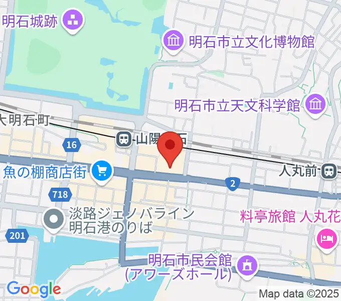 タワーレコード 明石店の地図