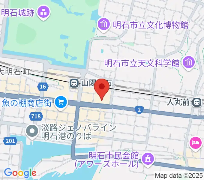 タワーレコード 明石店の地図