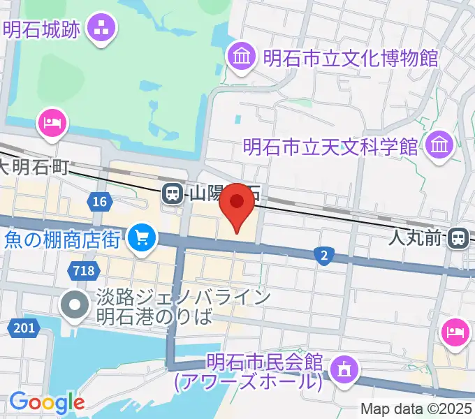 タワーレコード 明石店の地図