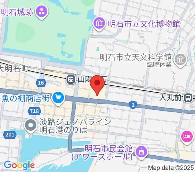 タワーレコード 明石店の地図