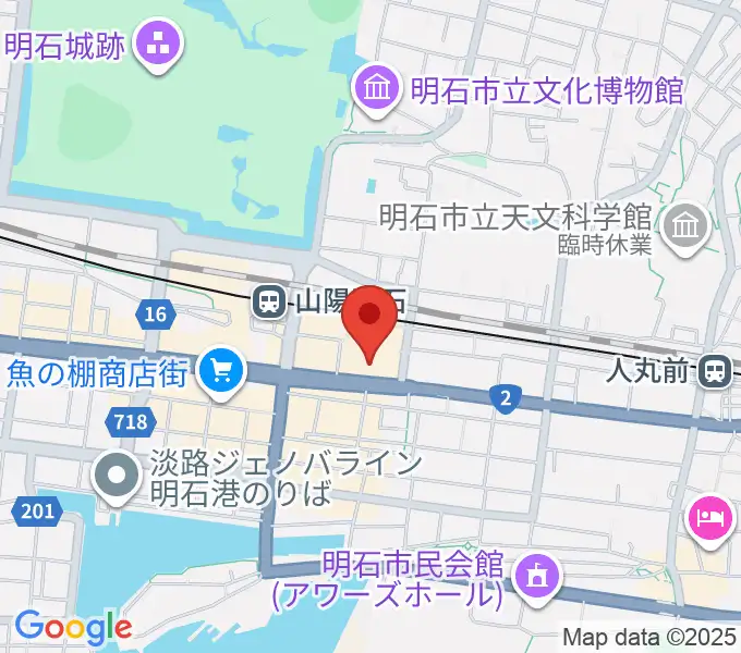 タワーレコード 明石店の地図
