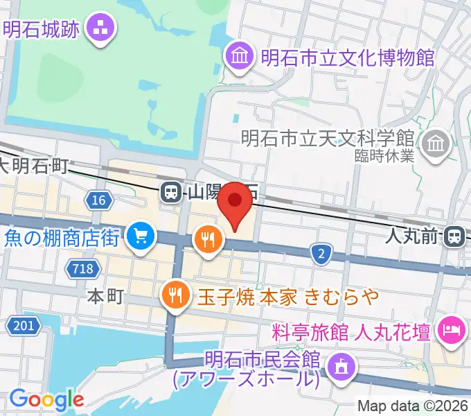 タワーレコード 明石店の地図