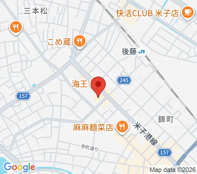TSUTAYA 角盤町店の地図