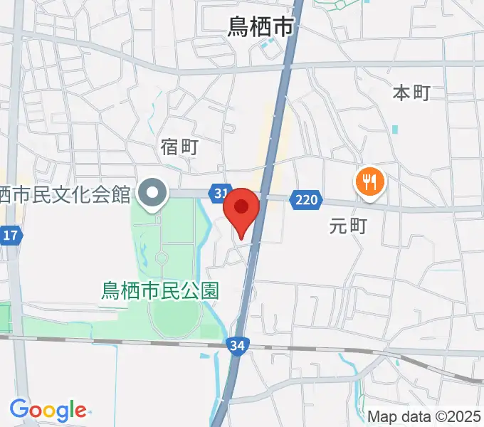 ゲオ鳥栖店の地図