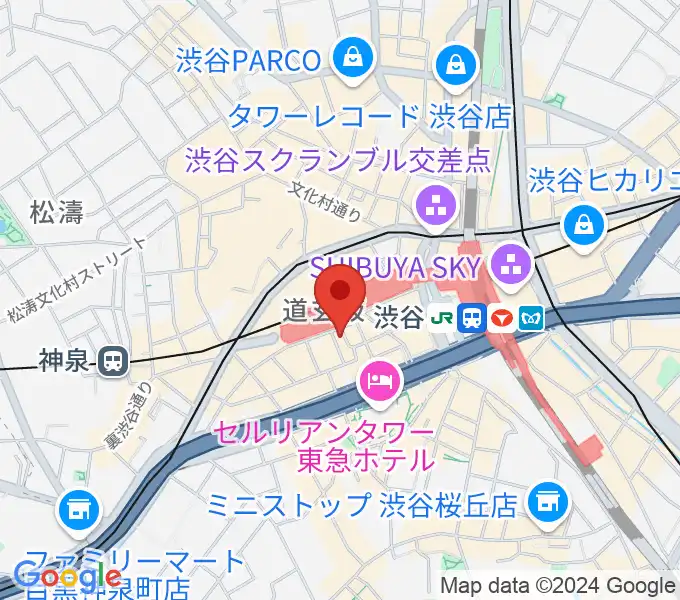 渋谷nostyleの地図