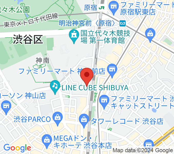 渋谷UNDER DEER Loungeの場所