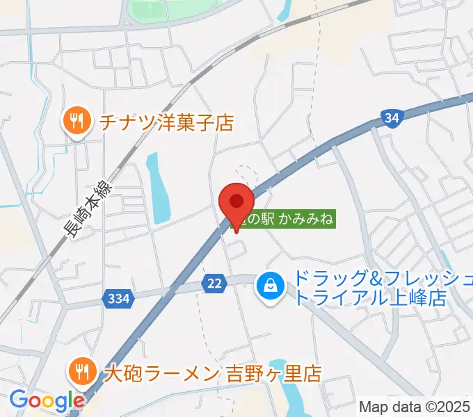 ゲオ佐賀上峰店の地図